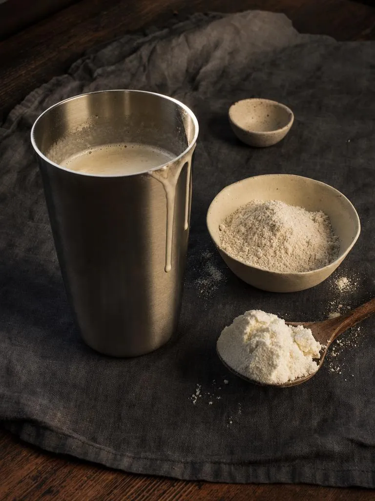 Photo éditoriale illustrant l'article : crème de riz et whey